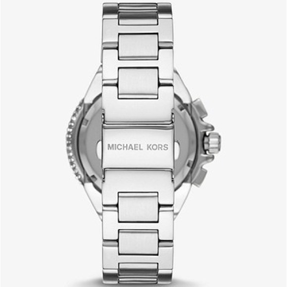 Oversized Camille Pavé Silver-Tone Watch